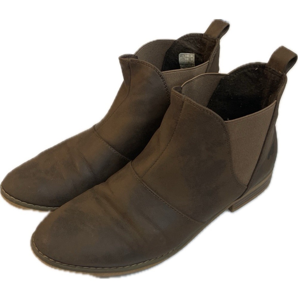 Rocket Dog Women 9 (US) Brown Faux Leather Slip-On Maylon Chelsea Boots